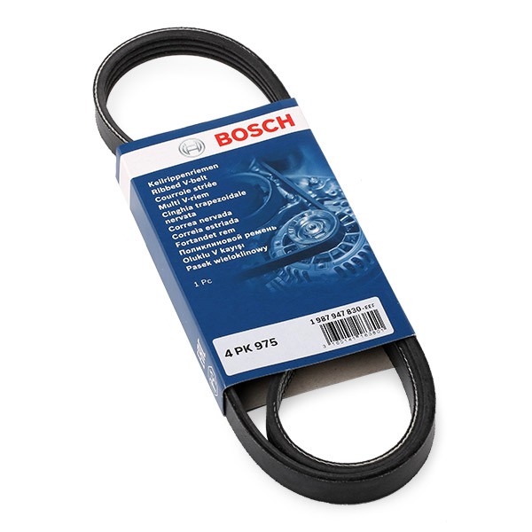 BOSCH Courroie Trapézoïdale à Nervures 1 987 947 830 FIAT,NISSAN,BMW,PUNTO 176,PUNTO Descapotable 17