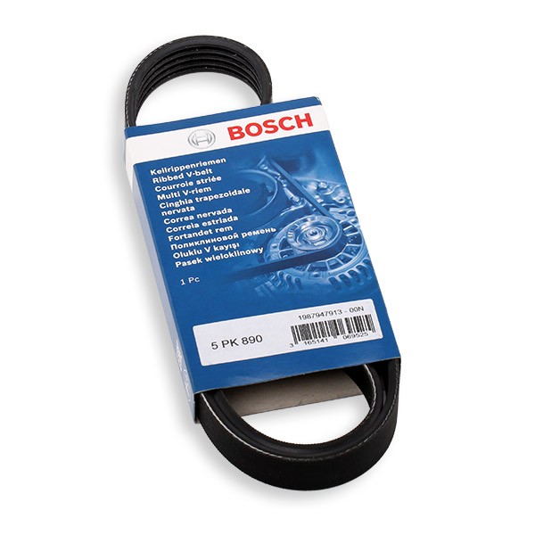 BOSCH Courroie Trapézoïdale à Nervures 1 987 947 913 FIAT,LANCIA,SUBARU,CROMA 154,THEMA 834,THEMA SW