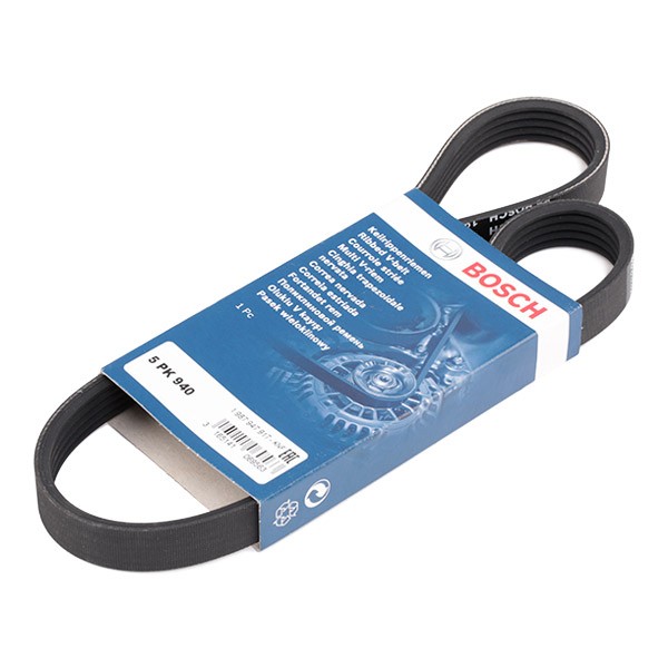 BOSCH Courroie Trapézoïdale à Nervures 1 987 947 917 FIAT,LANCIA,NISSAN,DOBLO 119,PUNTO 176,STILO 19
