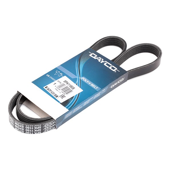 DAYCO Courroie Trapézoïdale à Nervures 5PK1150S FIAT,LANCIA,ABARTH,GRANDE PUNTO 199,BRAVO II 198,PUN