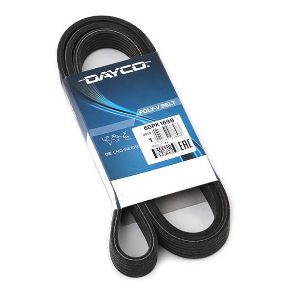DAYCO Courroie Trapézoïdale à Nervures 6DPK1698 BMW,3 E90,1 E87,3 Touring E91,3 Coupé E92,1 E81,3 De