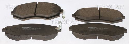 TRISCAN  8110 43003 Bremsbelagsatz Breite: 137mm, Höhe: 54,3mm, Dicke/Stärke: 17mm