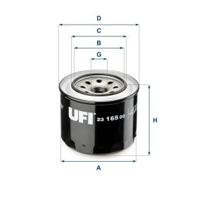 Olejový filtr MD-001445 UFI 23.165.00 FORD, MERCEDES-BENZ, MAZDA, HYUNDAI, KIA