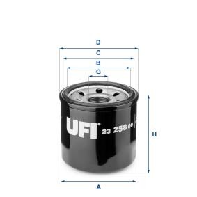 Filter für Öl UFI 23.258.00