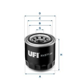 Olejový filtr 129-15035151 UFI 23.271.00 SUBARU