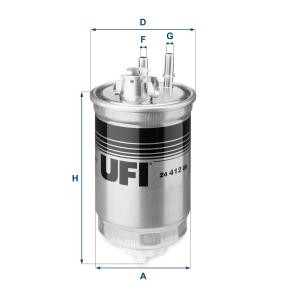 UFI 24.412.00 Filtro carburante