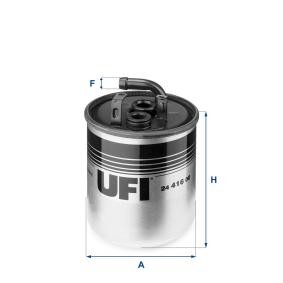Kraftstofffilter A611-092-06-01 UFI 24.416.00