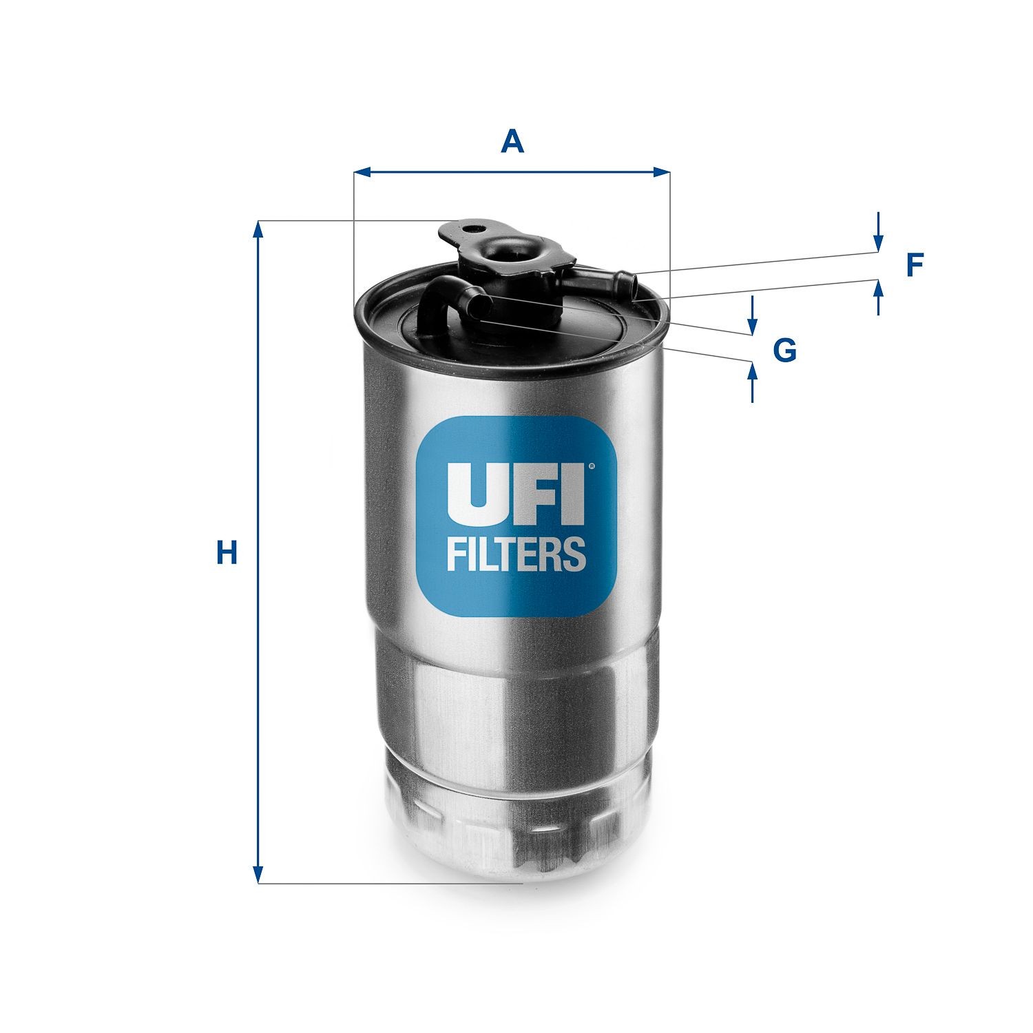 UFI  24.427.00 Filtre à carburant Hauteur: 177mm