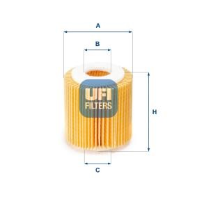 Filter für Öl UFI 25.056.00