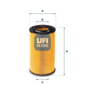 Olejový filtr 15430RBDE01 UFI 25.072.00 HONDA