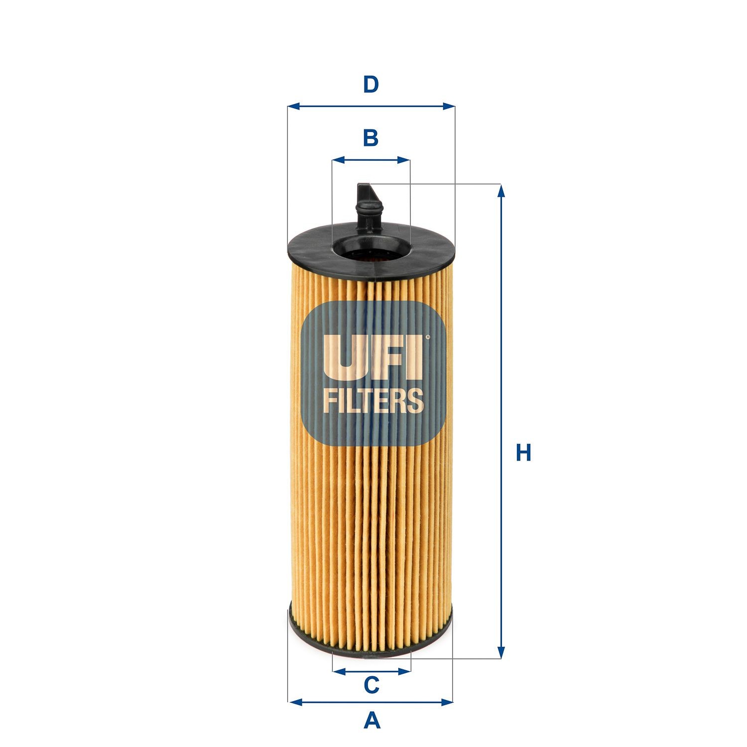 UFI  25.084.00 Filtro olio Ø: 63,5mm, Ø: 63,5mm, Diametro interno 2: 26mm, Diametro interno 2: 26mm, Alt.: 172mm