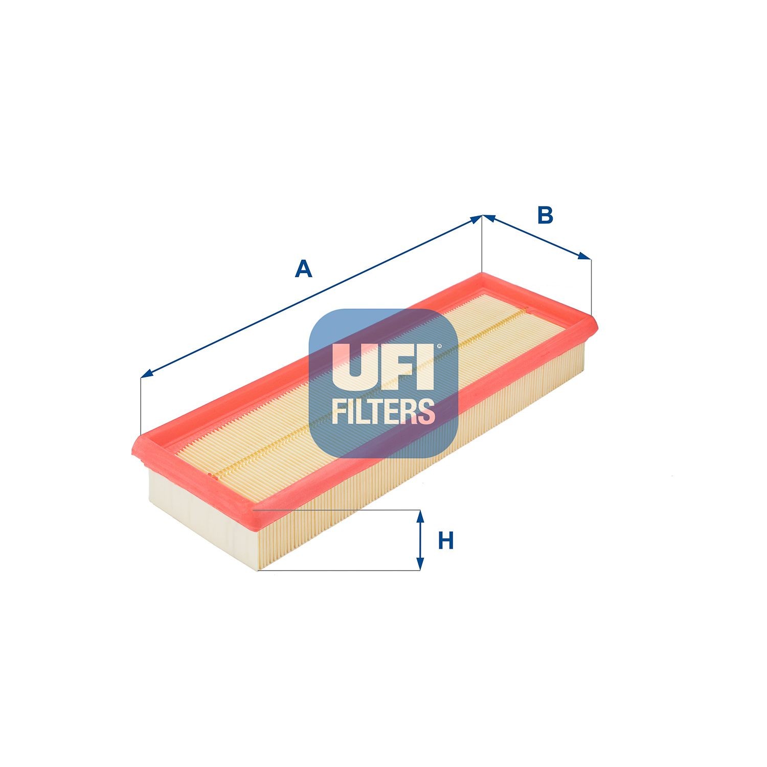 UFI  30.150.00 Filtro aria Lunghezza: 310mm, Largh.: 102mm, Alt.: 42mm