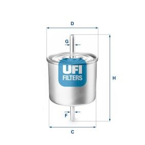 Palivový filtr UFI 31.514.00