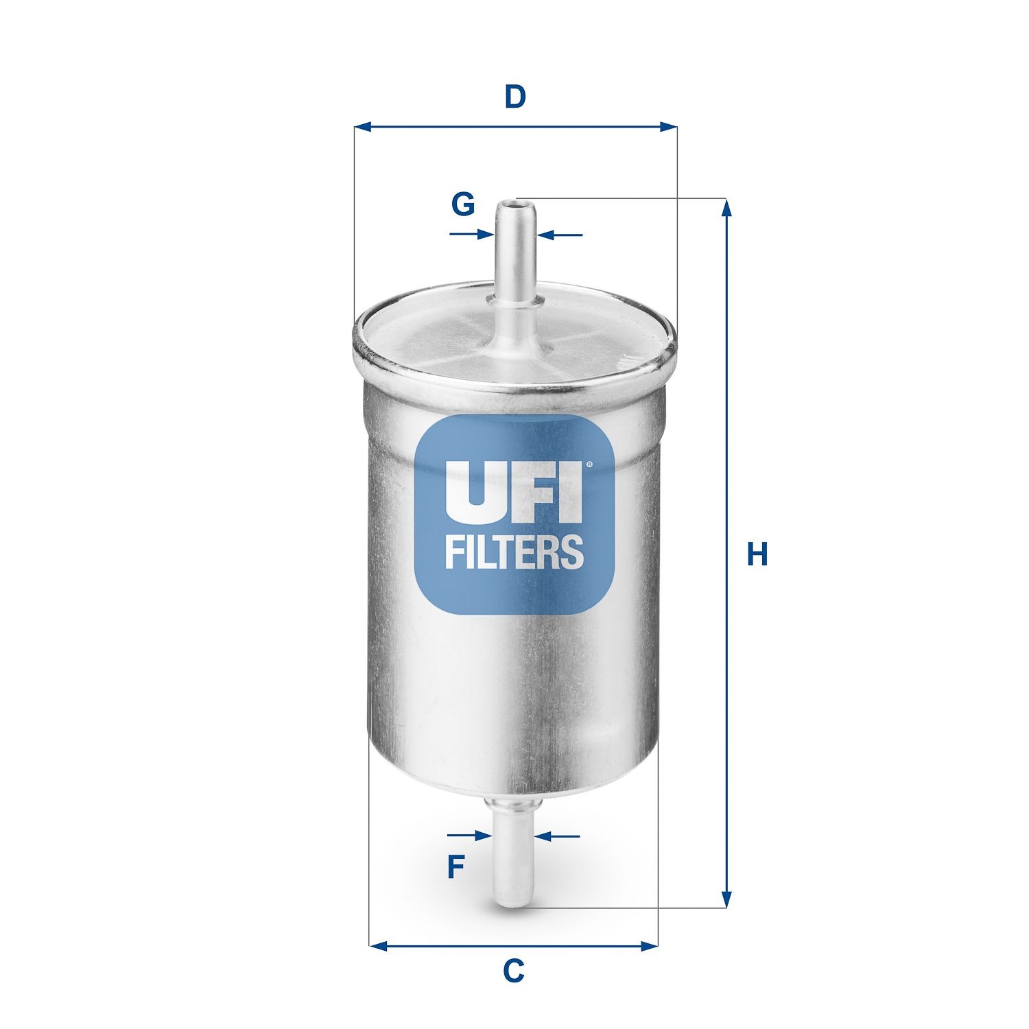 UFI  31.710.00 Kraftstofffilter Höhe: 141,5mm
