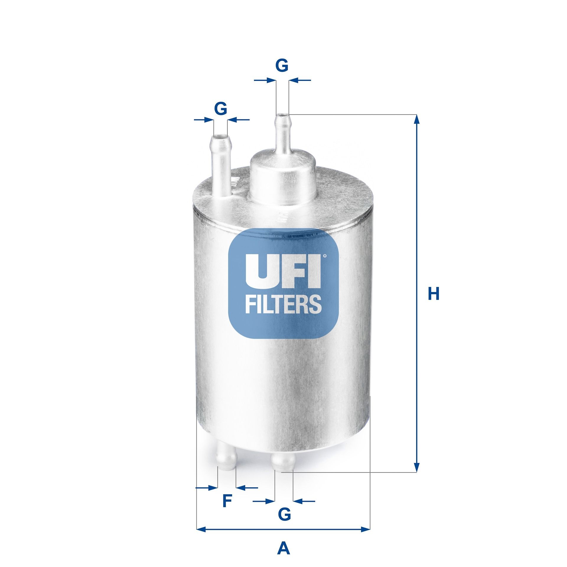 UFI  31.841.00 Filtro combustible Altura: 162mm