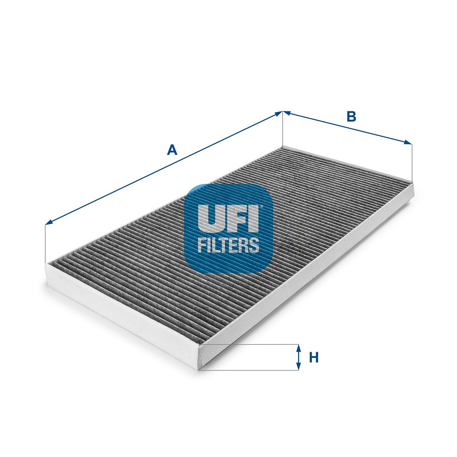 UFI  54.128.00 Kupéfilter L: 537mm, B: 254mm, H: 30mm