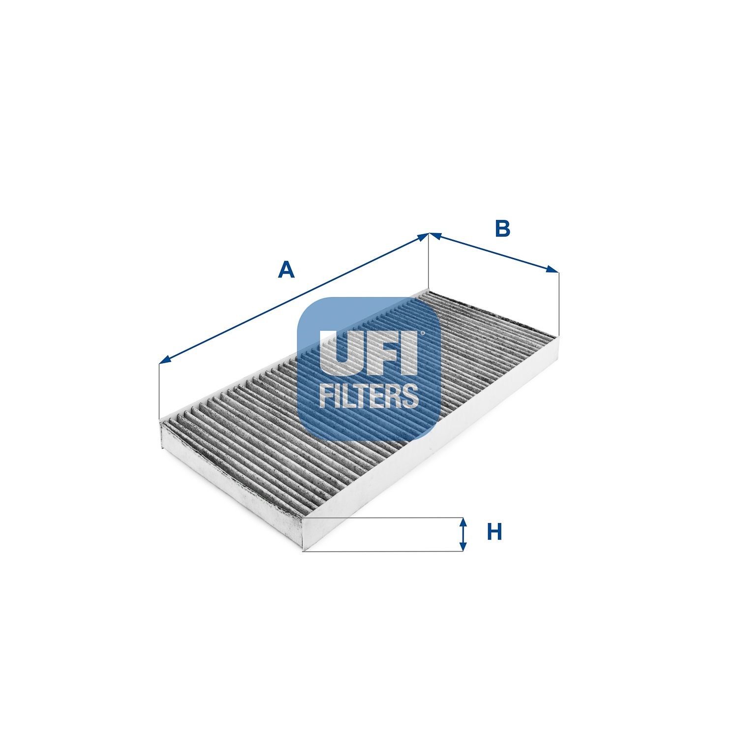UFI  54.146.00 Kupéfilter L: 395mm, B: 183mm, H: 32mm