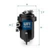 OEM Palivovy filtr UFI 5512700