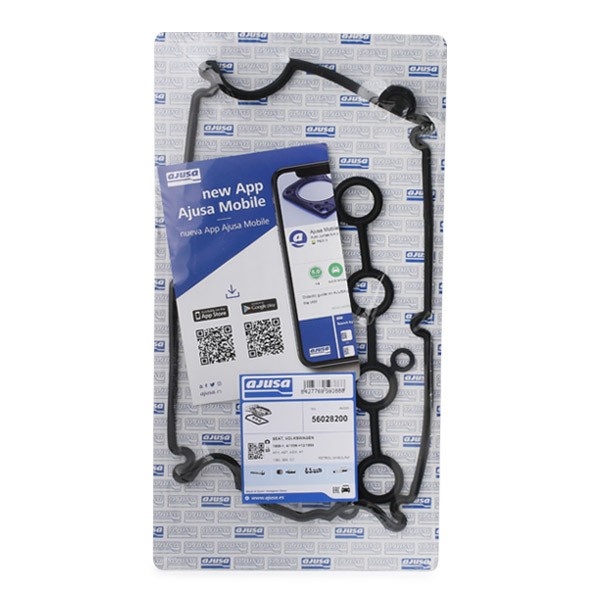 AJUSA Jeu de joints d'étanchéité, couvercle de culasse 56028200 VW,SEAT,POLO 6N1,PARATI III,IBIZA II