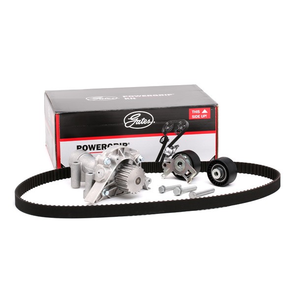 GATES Pompe à Eau + Kit De Distribution KP15528XS Pompe à eau + kit de courroie de distribution FIAT