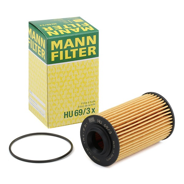 Filtro olio MANN-FILTER HU69/3x conoscenze specialistiche