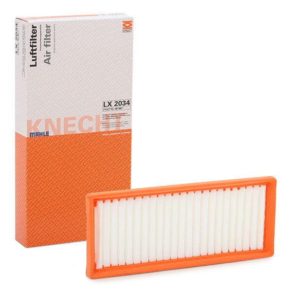 mahleoriginal MAHLE ORIGINAL Luftfilter LX 2034  SMART,FORTWO Coupe 451,FORTWO Cabrio 451,FORTWO Coupe 453