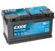 Original EXIDE EFB75SS Batterie