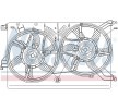 Fiat Croma 194 2016 Ventilátor chlazení motoru NISSENS 85578 v originální kvalitě