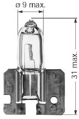 BERU  112552 Żarówka, reflektor przeciwmgłowy