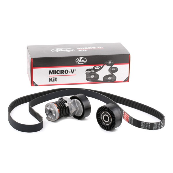 GATES Jeu De Courroie Trapézoïdale à Nervures K016PK1613 Jeu de courroies trapézoïdales à nervures A