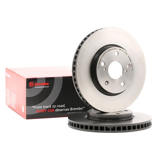 Image of BREMBO Disco freno ventilazione interna 09.A717.11 Dischi freno,Dischi dei freni TOYOTA,LEXUS,Crown Limousine (S210),IS II (GSE2_, ALE2_, USE2_)009