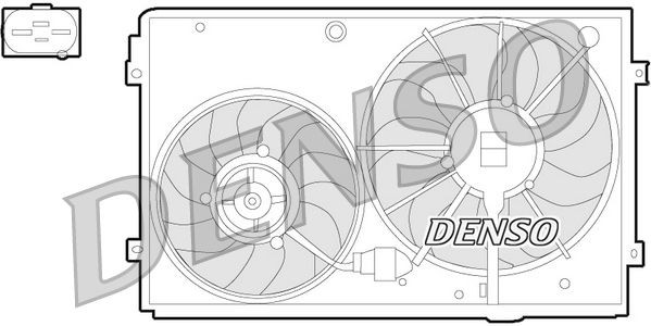 DENSO  DER32011 Вентилатор за охлаждане на двигателя