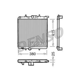Radiador, refrigeración del motor con OEM número 1330-37