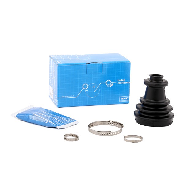Image of SKF Soffietto Gomma VKJP 01018 Cuffia Semiasse,Cuffia Giunto VW,AUDI,MERCEDES-BENZ,Golf IV Schrägheck (1J1),Polo Schrägheck (6R1, 6C1)009
