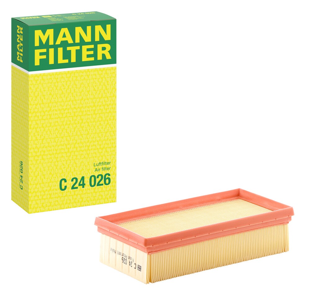 MANN-FILTER Filtre à Air C 24 026 OPEL,PEUGEOT,CITROËN,CROSSLAND X,208,2008,308 II,301,208 Furgón,C3
