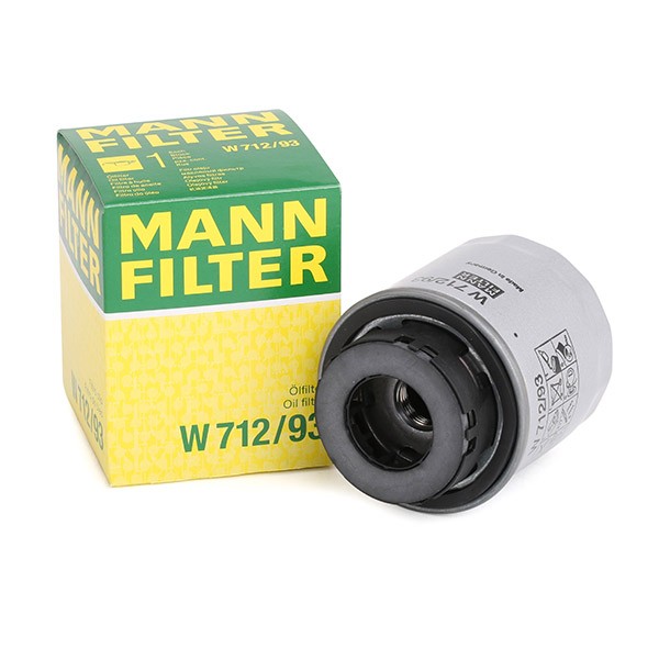Filtro de aceite para motor MANN-FILTER W712/93 conocimiento experto