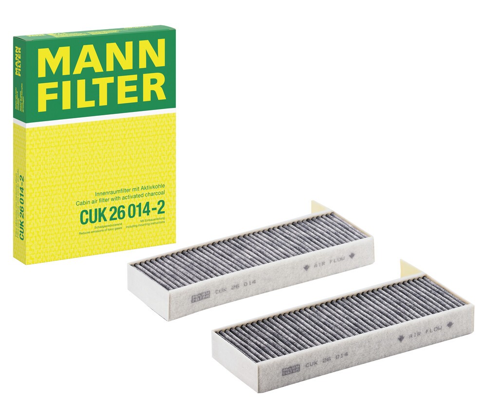 MANN-FILTER Filtre d'Habitacle CUK 26 014-2 Filtre à Pollen,Filtre De Climatisation PEUGEOT,308 II,3