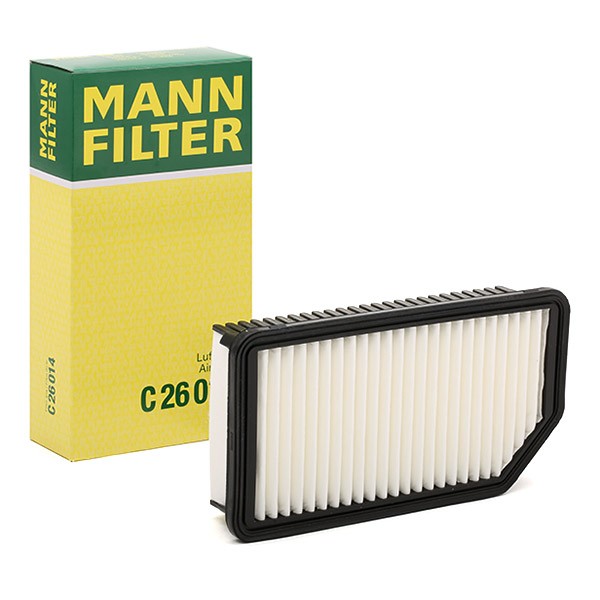 C 26 014 MANN-FILTER Filtro de aire 55mm, 130mm, 250mm, Cartucho filtrante C  26 014 ❱❱❱ precio y experiencia