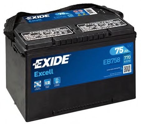 EXIDE EXCELL EB758 Batterie