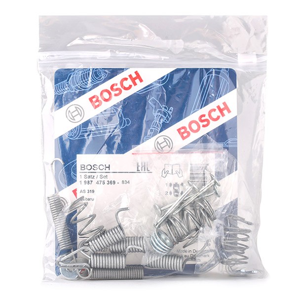 BOSCH Kit d'accessoires, mâchoires de frein de stationnement 1 987 475 369 SUBARU,IMPREZA Sedán GD,I