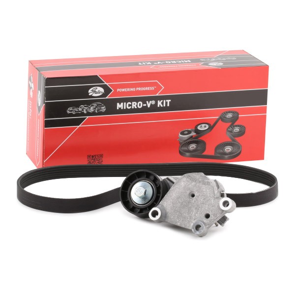 GATES Jeu De Courroie Trapézoïdale à Nervures K026PK975 Jeu de courroies trapézoïdales à nervures CI