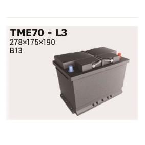 Batterie 61210147399 IPSA TME70 BMW, AUDI, LAMBORGHINI, ROLLS-ROYCE