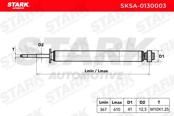 Amortiguador STARK SKSA-0130003 evaluación