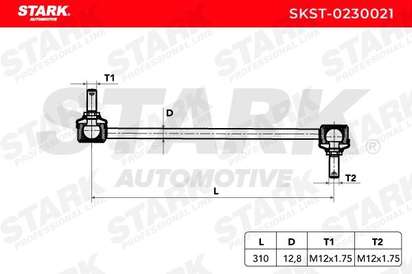 Stabistange STARK SKST-0230021 Bewertung