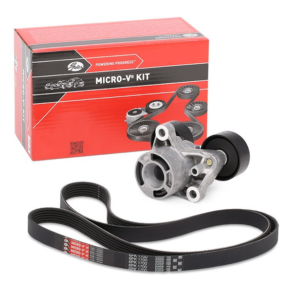 GATES Jeu De Courroie Trapézoïdale à Nervures K236PK1700 Jeu de courroies trapézoïdales à nervures B