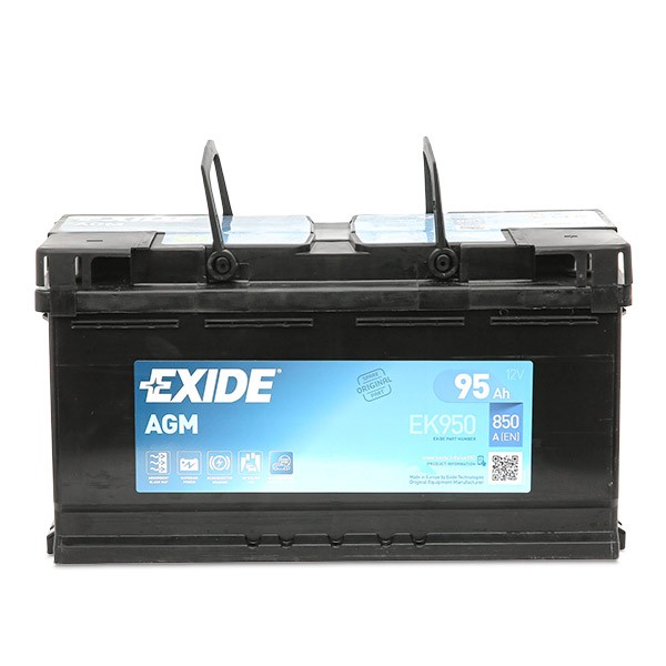 EK950 EXIDE Start-Stop EK950 (017AGM) Batterie 12V 95Ah 850A B13 L5 Batterie  AGM EK950 (017AGM), AGM95SS ❱❱❱ prix et expérience