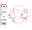 Comprar BREMBO COATED DISC LINE 08A32711 Frenos de disco 2022 para HONDA ACCORD online