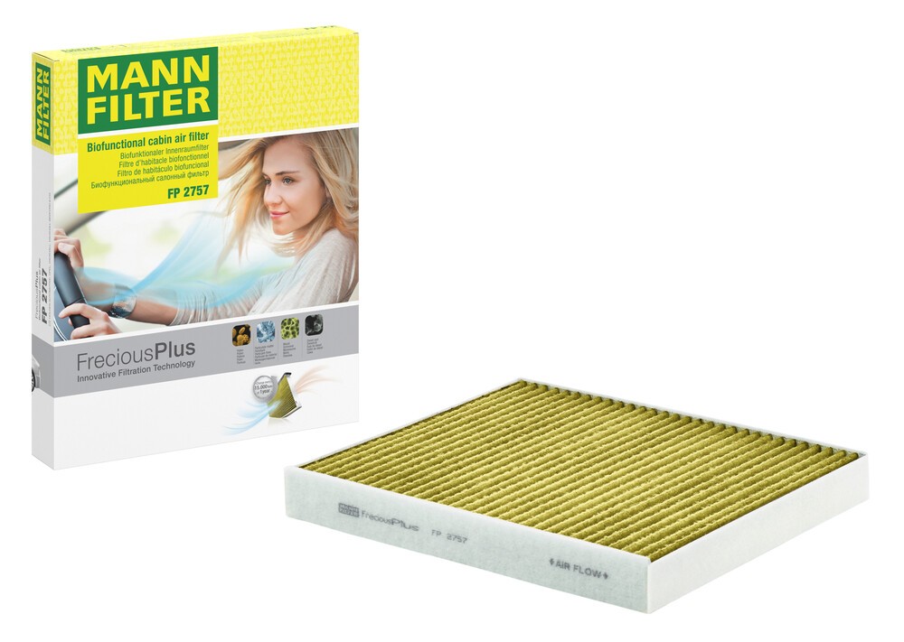 MANN-FILTER Filtre d'Habitacle FP 2757 Filtre à Pollen,Filtre De Climatisation OPEL,VAUXHALL,ZAFIRA 