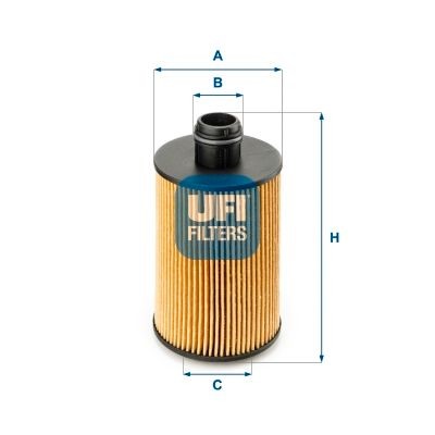 25.112.00 UFI Filtro olio Cartuccia filtro 25.112.00 ❱❱❱ prezzo