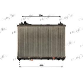 Radiador, refrigeración del motor Malla radiador: 450 x 690 x 16 mm con OEM número 1770066J00